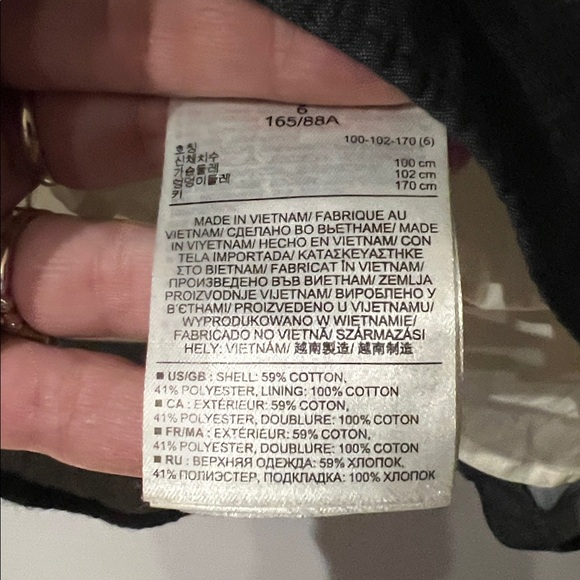 GAP Striped Black and White Mini Dress - Picture 5 of 5